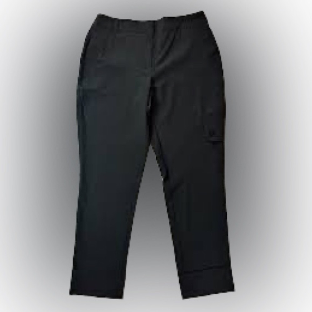 NWT Chico’s Black Lightweight Cargo Pants, Size L*